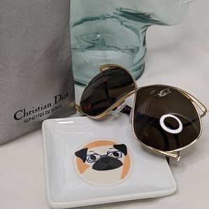 Auth. Vintage Christian Dior oversize butterfly sunglasses